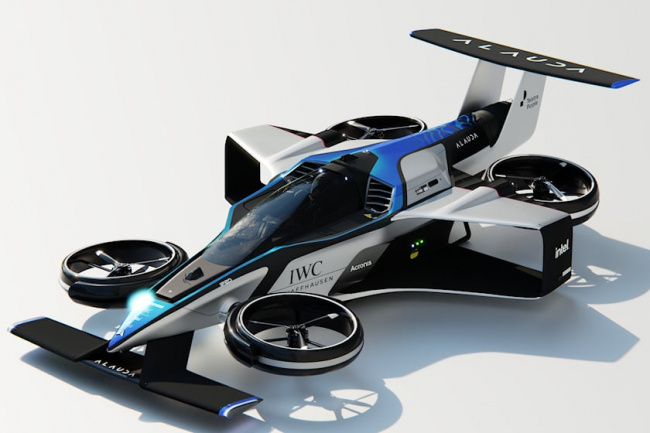 technology, electric vehicles, 220-mph flying race car looks like an f1 car for the skies