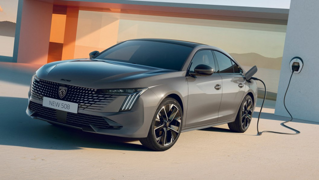 Stylish Peugeot 508 facelifted for 2023
