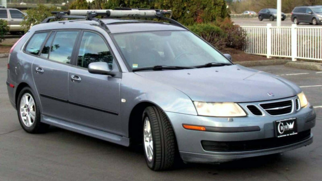 at $11,995, could this six-speed 2007 saab 9-3 sportcombi shift your interest into high gear?