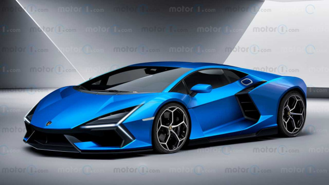 2024 Lamborghini Aventador Successor Rendering