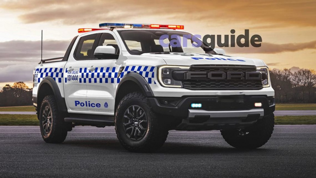 ford ranger, ford ranger 2023, ford news, ford commercial range, ford ute range, commercial, ford ranger raptor ready to rip in for nsw police! high-performance 4x4 ute a candidate for on- and off-road police duty