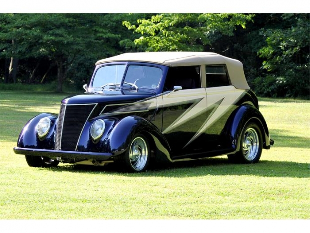 1937 Ford Street Rod, 1930s Cars, convertible, ford, hot rod, old car