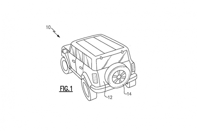 technology, scoop, patents and trademarks, ford turning bronco spare wheel covers into outdoor speakers