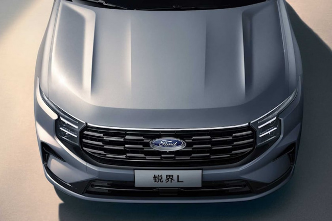 reveal, ford edge l debuts as long-wheelbase three-row edge l crossover for china