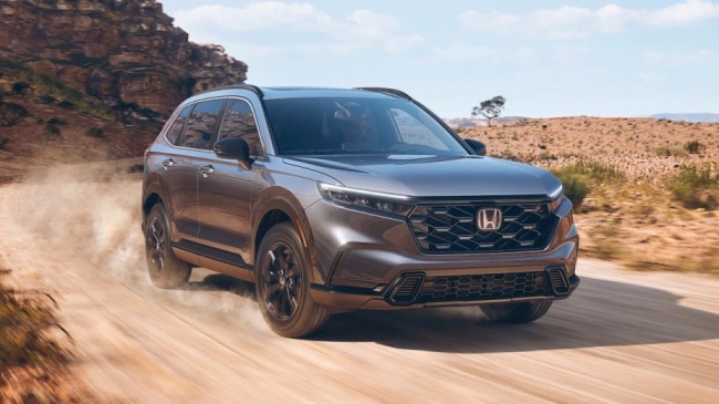 cr-v, cx-50, honda, small midsize and large suv models, 3 best new compact suvs to buy in 2023, according to car and driver