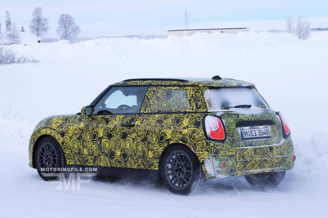 exclusive photos show new details of the 2025 f66 mini cooper