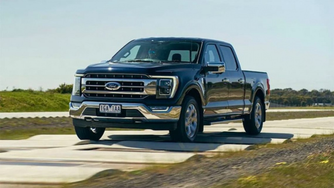 ford f150, ram 1500, toyota tundra, ford f150 2023, ram 1500 2023, ford news, ram news, toyota news, ford commercial range, ford ute range, ram commercial range, ram ute range, toyota commercial range, toyota ute range, commercial, family cars, ford f-150 vs large pick-up rivals: how much will the toyota tundra hybrid cost when it lands, and is the ford cheaper than the ram 1500 and chevrolet silverado?