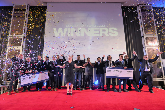 aftersales, malaysia, scania, scania southeast asia, top team, trucks, scania malaysia ipoh team wins top team apac regional finals 2023
