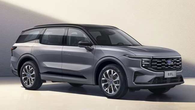 ford everest, ford everest 2023, ford news, ford suv range, hybrid cars, industry news, showroom news, the ford territory replacement we'll never get: 2023 ford edge l revealed, but you'll need to move to china to own one