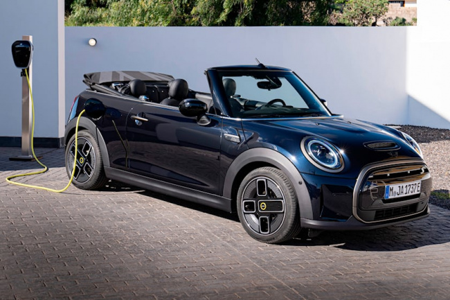offbeat, industry news, mini trials world's first fully recycled wheels on new electric cooper convertible