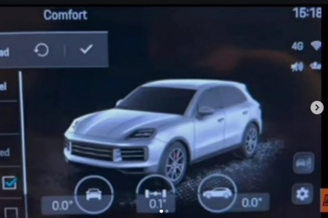 leaked, porsche accidentally leaked the new cayenne's design