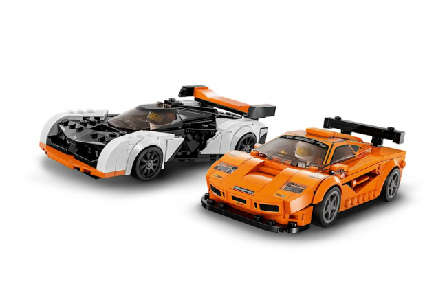 supercars, offbeat, lego launches mclaren speed champions double pack with f1 lm and solus gt