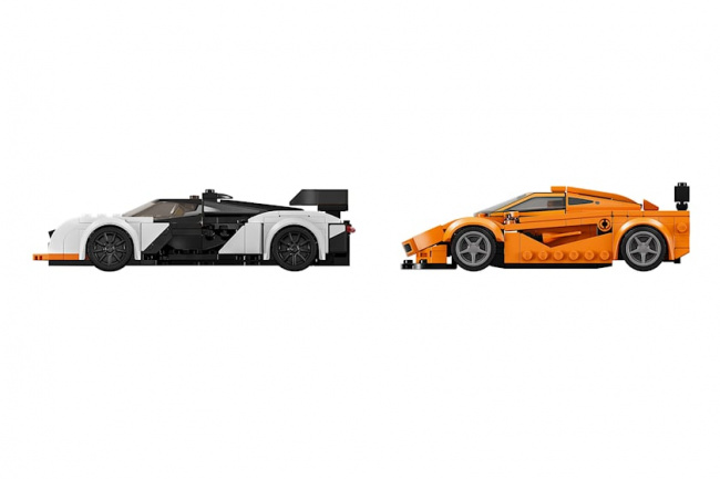 supercars, offbeat, lego launches mclaren speed champions double pack with f1 lm and solus gt