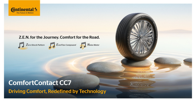 continental, continental tyre malaysia, malaysia, tyres, continental tyre malaysia launches comfortcontact cc7 tyre