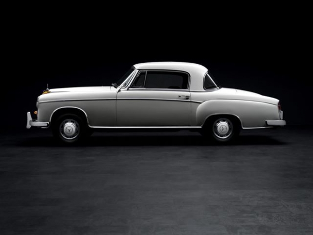 Mercedes 220S Coupe, coupe, old car