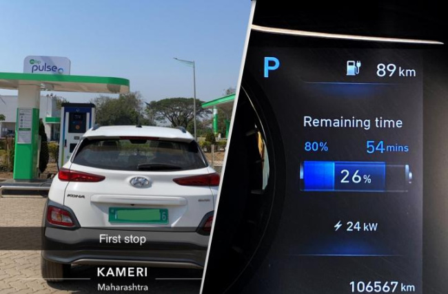 Did Pune-Belgaum-Pune in my Hyundai Kona: EV charging experience & cost, Indian, Member Content, Hyundai Kona, road trip, EV charging, Charging Station