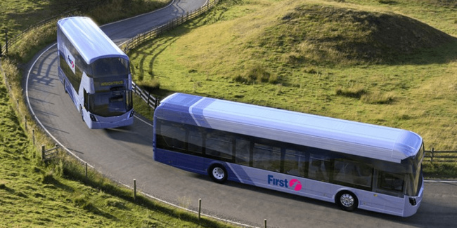 electric buses, first bus, northern ireland, public transport, wrightbus, first bus orders 117 electric buses from wrightbus