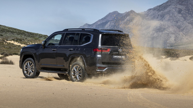 first drive: toyota land cruiser 300 reinvents family haulers