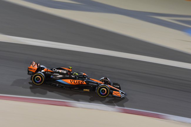norris: mc laren waiting for upgrades a top team should start with