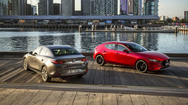 mazda 3: tech update firming for popular small car in 2023