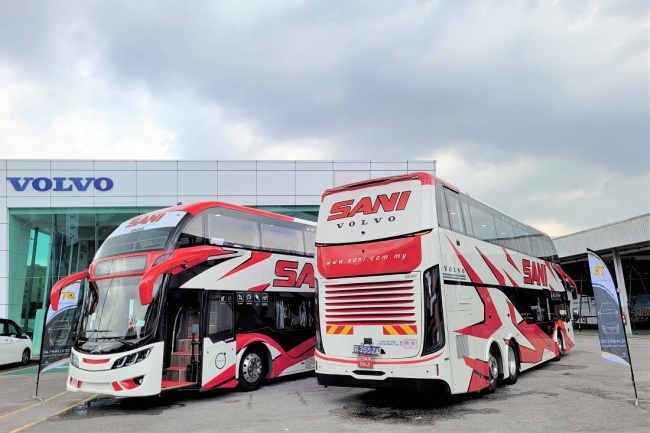 buses, malaysia, sani express sdn bhd, truckquip sdn bhd, volvo, volvo buses, volvo buses asia pacific, warisan tc holdings bhd, sani express first to get volvo b11r low entry bus in asia
