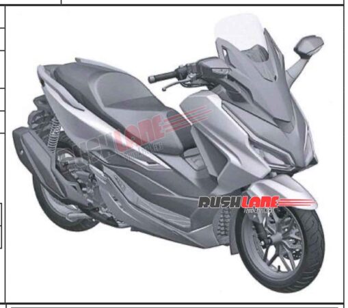 honda forza 330cc scooter patented in india – launch soon?