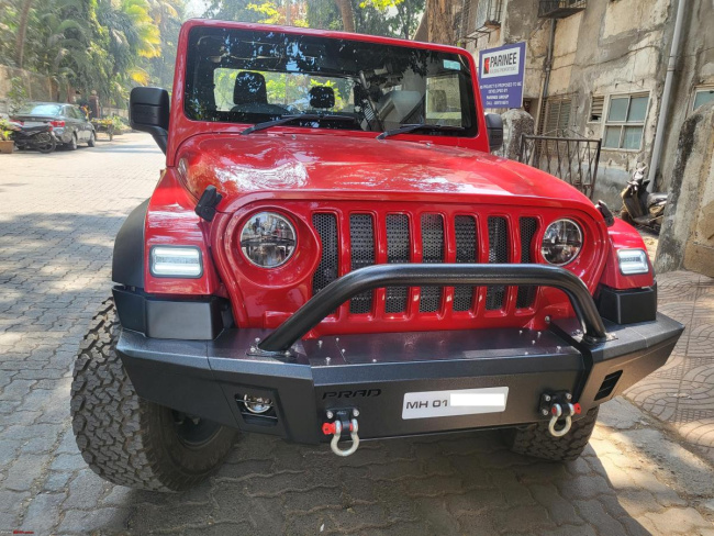 Installed LED headlamps on my 2nd gen Mahindra Thar: First impressions, Indian, Member Content, Mahindra Thar, Convertible, Petrol, mStallion, Accessories, LED headlamps