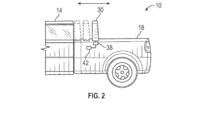 video, trucks, technology, scoop, patents and trademarks, ford designs slidable crossbar with winch and robotic arm perfect for the f-150