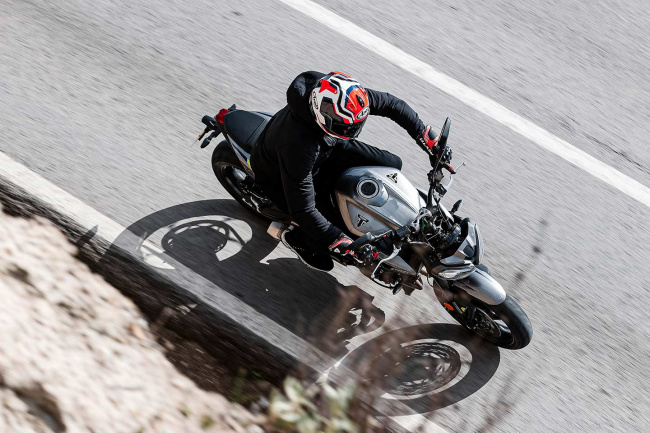 The Street Triple 765 R is plenty of motorcycle for a casual riding, around town or in the canyons.
