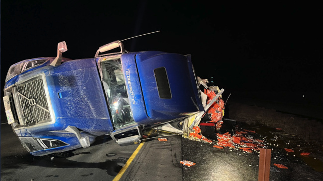 america can't catch a break, truck crash scrambles eggs across washington highway