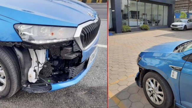 Skoda Slavia Hits a Dog, Service Centre Quotes 2 Months  Repair Time