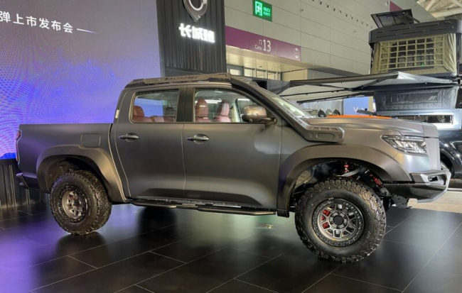 ice, great wall cannon firebomb edition is an extreme pickup truck for china
