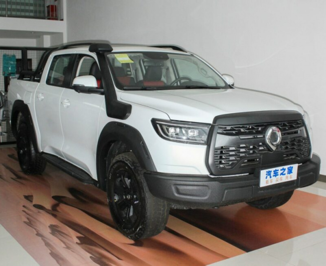ice, great wall cannon firebomb edition is an extreme pickup truck for china