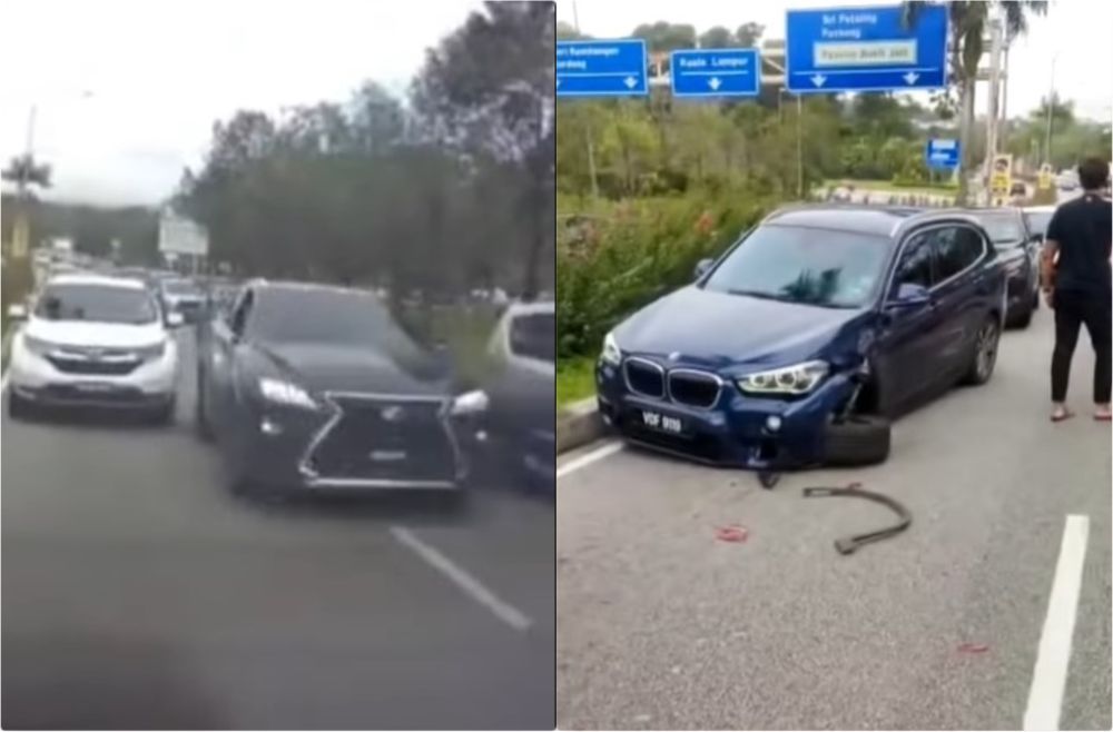 auto news, 'intoxicated' man crashed into six vehicles on bukit jalil highway
