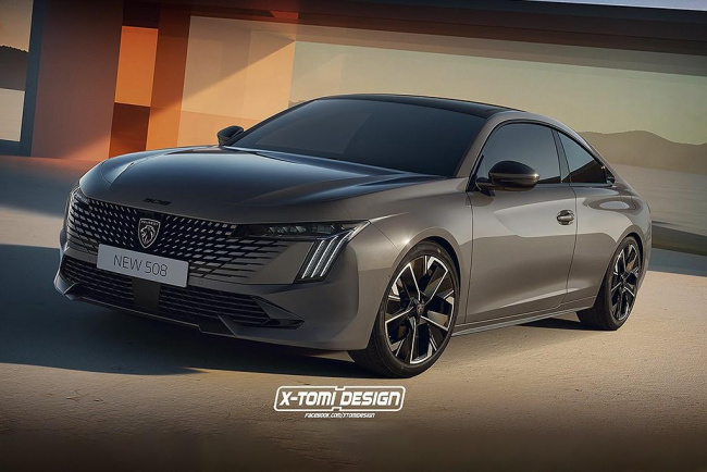 peugeot, car news, coupe, hybrid cars, sexy peugeot 508 coupe rendered