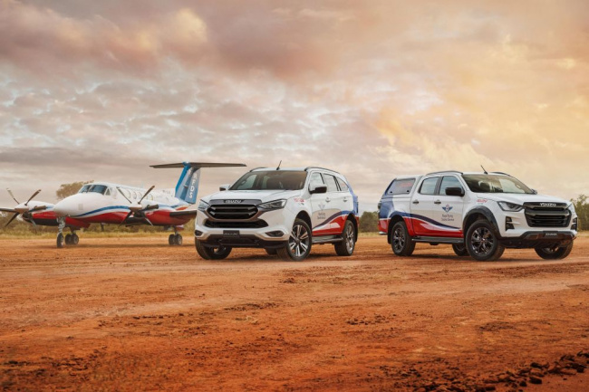 isuzu ute partners with royal flying doctor service