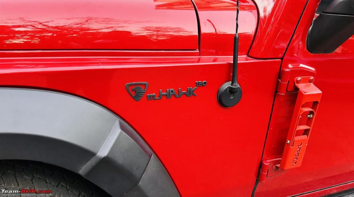 DIY: Dechromed badges of my new Mahindra Thar using black rubber paint, Indian, Member Content, 2020 Mahindra Thar, Mahindra Thar, paint