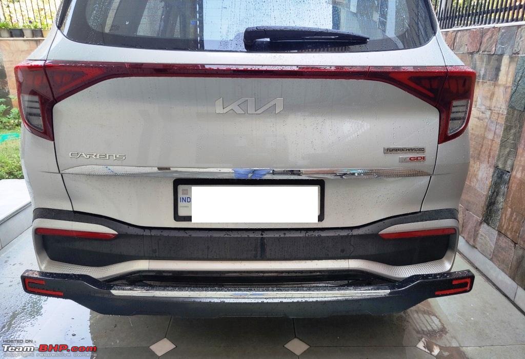 Pics: My Kia Carens gets a rear bumper guard & floor lamination, Indian, Member Content, Kia Carens