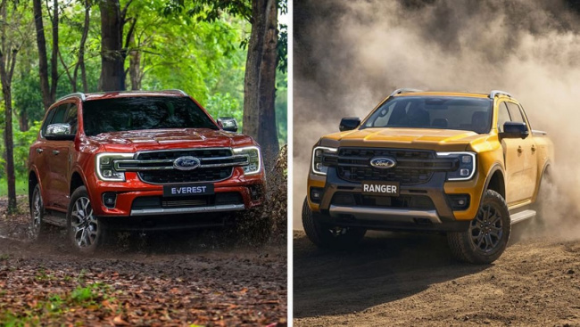 ford ranger, ford everest, ford ranger 2023, ford everest 2023, ford news, ford commercial range, ford ute range, commercial, industry news, showroom news, off road, family cars, 7 seater, thinking of pulling the trigger on that 2023 ford ranger or everest? bad news: prices have jumped again for the popular australian-developed ute and suv range