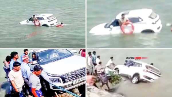 heroic locals rescue driver, hyundai venue from brahmaputra river