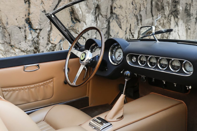 video, classic cars, 1962 ferrari 250 gt swb california spider sells for $18 million