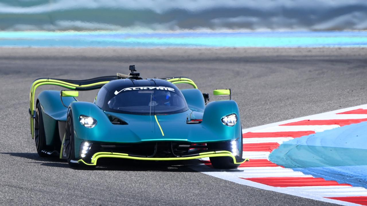 Track day warriors can choose the AMR Pro version., The Valkyrie is powered by a Cosworth-sourced V12., Aston Martin’s Valkyrie is the wildest car to wear number plates., Aston Martin’s Valkyrie has a race-inspired cockpit., Alonso finished on the podium in his first race for Aston Martin. Photo: Clive Mason/Getty Images, Red Bull’s relationship with Aston Martin is over. Photo: Mark Thompson/Getty Images, Aston Martin developed the Valkyrie in partnership with Red Bull., The Aston Martin Valkyrie is a wild machine., Technology, Motoring, Motoring News, Aston Martin Valkyrie unleashed on track