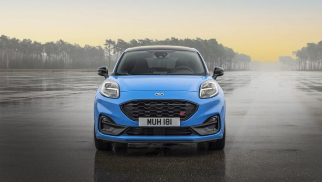 ford puma, ford puma 2023, ford news, ford suv range, hybrid cars, small cars, hot hatches, just change the name first! the new fpv-like ford sports hybrid crossover that could shake up the small suv market in australia against 2023 mazda cx-3 stouring and toyota yaris cross gr sport