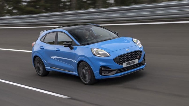 ford puma, ford puma 2023, ford news, ford suv range, hybrid cars, small cars, hot hatches, just change the name first! the new fpv-like ford sports hybrid crossover that could shake up the small suv market in australia against 2023 mazda cx-3 stouring and toyota yaris cross gr sport