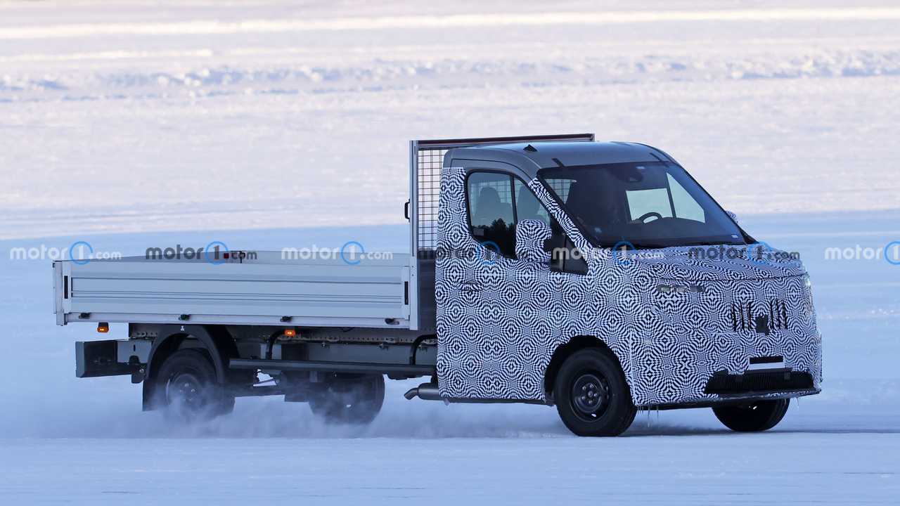 new renault master prototypes spied with diesel and ev powertrains