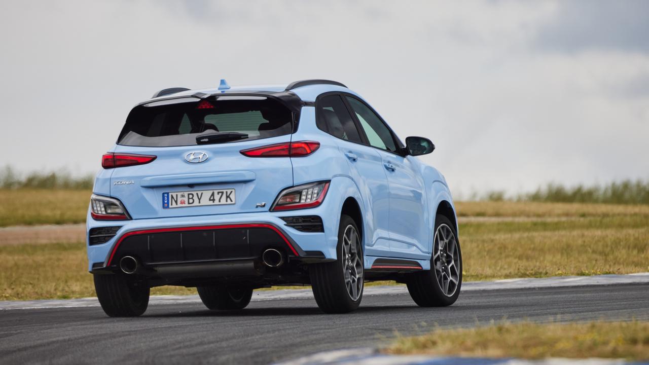 The current Kona N has found a cult following in Australia., The new Hyundai Kona is unlikely to have a petrol-powered N version (current model shown)., Technology, Motoring, Motoring News, Hyundai Kona N to ditch petrol for electric power