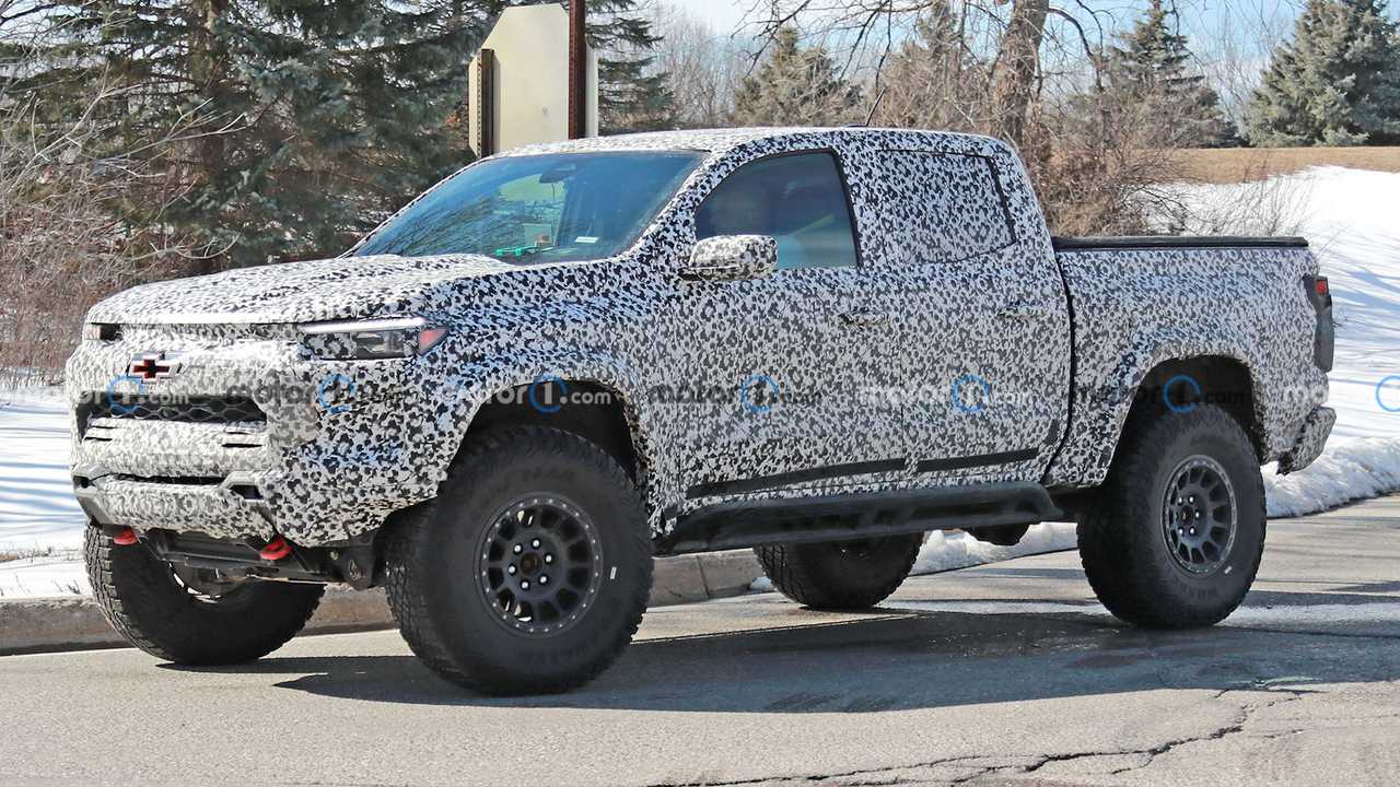 chevrolet colorado zr2 bison spied for first time looking off-road ready