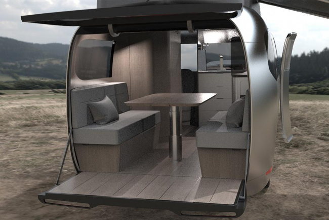 porsche, car news, adventure cars, porsche creates new-age airstream caravan