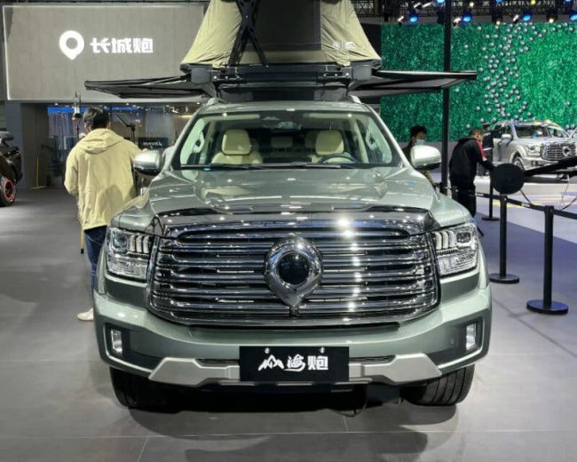 ice, new great wall shanhai cannon pickup launched in china, price starts at 33,100 usd
