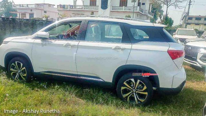 2023 MG Hector spied with new design alloy wheels, Indian, Scoops & Rumours, MG Hector, Hector, Hector Plus